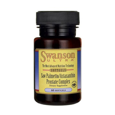 Saw Palmetto/Astaxanthin Prostate Complex 200mg. / 60 Vcaps