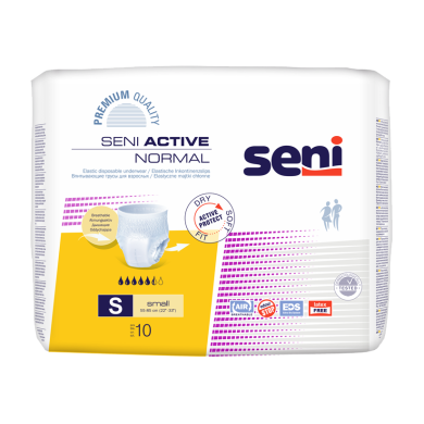 Seni Active Normal Абсорбиращи гащи за възрастни, размер S х10 броя