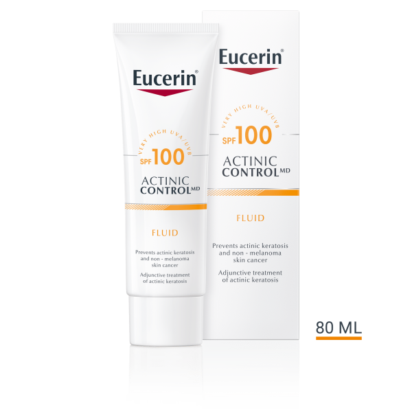 Eucerin Actinic Control, Флуид, медицинско изделие, SPF 100 - 80мл