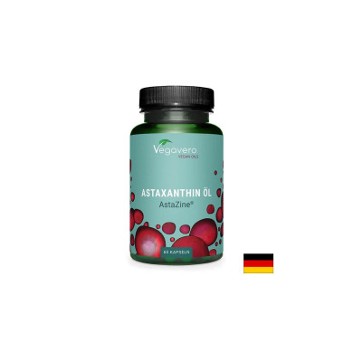 Astaxantin Astazine® - Астаксантин, 90 капсули Vegavero