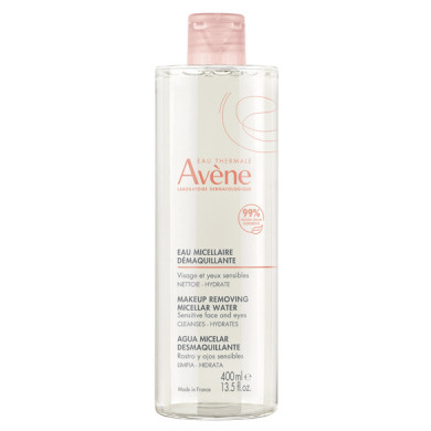 AVENE МИЦЕЛАРНА ВОДА С 99% НАТУРАЛНИ СЪСТАВКИ 400 мл.