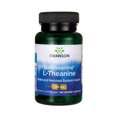 Suntheanine L-Theanine 100mg. / 60 Vcaps