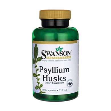 SWANSON Psyllium Husks 610mg. / 100 Caps