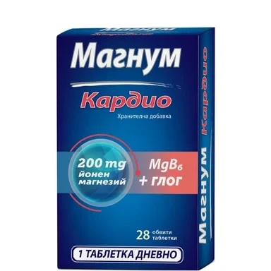 Магнум Кардио подпомага функцията на сърдечно-съдовата система x28 таблетки Naturprodukt