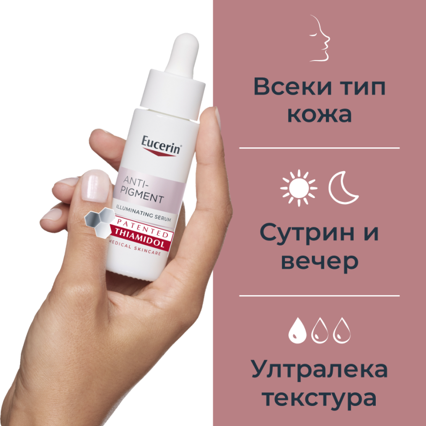 Eucerin Anti-Pigment Серум за сияйна кожа, 30мл