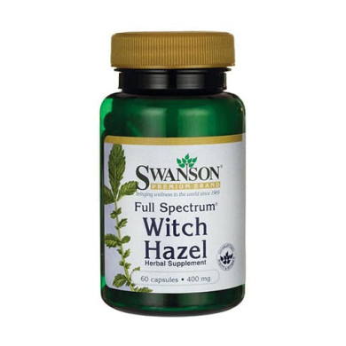 SWANSON Full Spectrum Witch Hazel 400mg. / 60 Caps