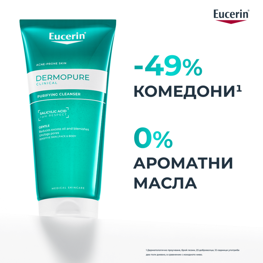 Eucerin® DERMOPURE CLINICAL Измиващ гел