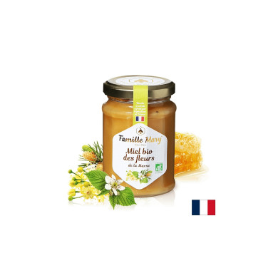 Miel bio des fleurs de la Marne/ Био пчелен цветен мед, 230 g Famille Mary