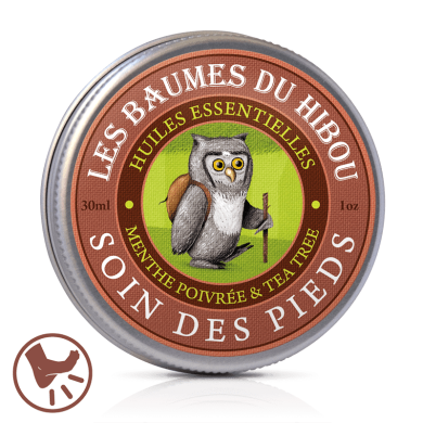 Les Baumes Du Hibou - Био Балсам За Масаж Грижа За Краката - 30 Мл
