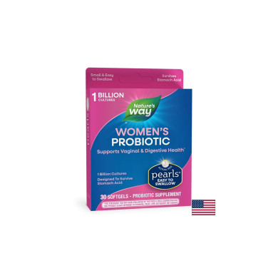 Pearls® Probiotic Women`s/ Пърлс® Пробиотик за жени 1 млрд. активни пробиотиици х 30 софтгел капсули