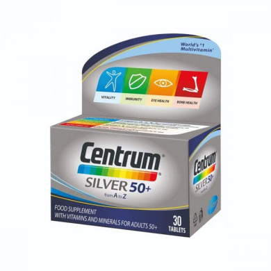 ЦЕНТРУМ SILVER 50+ таблетки х 30