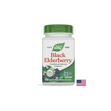 Black Elderberry/ Черен Бъз (плод и цвят) 575 mg х 100 капсули Nature’s Way