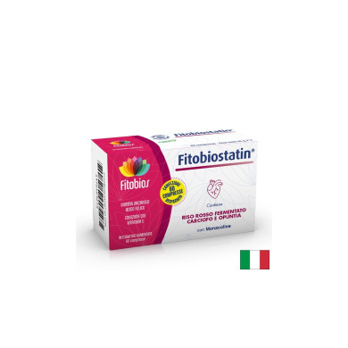 Червен ориз 199 mg + Артишок 300 mg – Контрол на холестерола и липиден баланс, Fitobiostatin®, 60 таблетки