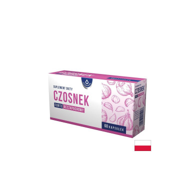 Чесън (без мирис) Имунитет и сърдечно-съдова подкрепа 100 mg, 60 капсули