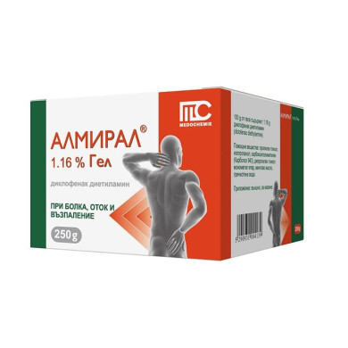 АЛМИРАЛ гел 1.16% 250 г