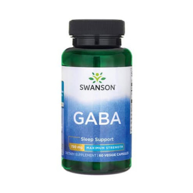 GABA - Maximum Strength 750mg. / 60 Vcaps
