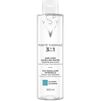 Vichy Purete Thermale минерална мицеларна вода за чувствителна кожа 400мл