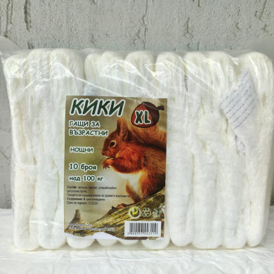 КИКИ ГАЩИ РАЗМЕР XL Х 10 над100кг