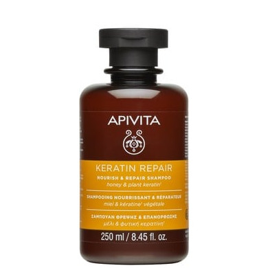Apivita подхранващ и възстановяващ шампоан за суха коса 250 мл