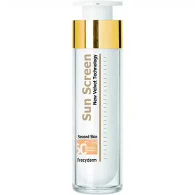FrezyDerm Sun Screen New Velvet Tech Слънцезащитен крем за лице  SPF50+ 50 мл