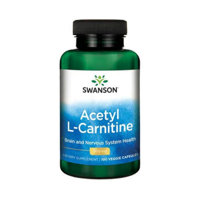 SWANSON Acetyl L-Carnitine 500mg. / 100 Vcaps