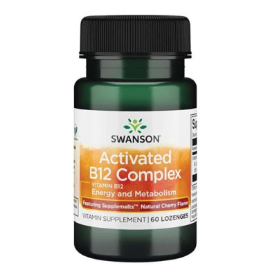 Activated B12 Complex - Natural Cherry Flavor / 60 Lozenges