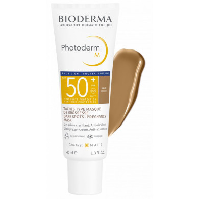 Bioderma Photoderm M Изсветляващ гел-крем SPF50+ Тъмен 40мл
