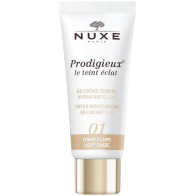 Nuxe Prodigieux Хидратиращ BB крем за лице, 01 светъл нюанс, 30 ml