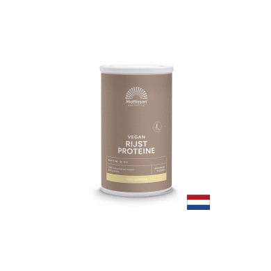 Оризов протеин на прах - вкус на ванилия, 500 g Mattisson Healthstyle