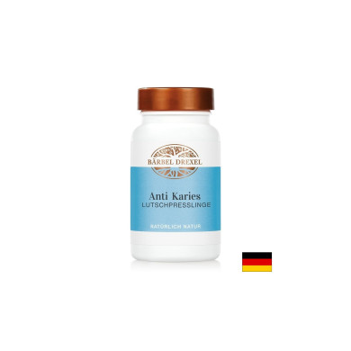 Anti Karies Lutschpresslinge / Срещу кариес, 126 таблетки за смучене с вкус на мента Bärbel Drexel