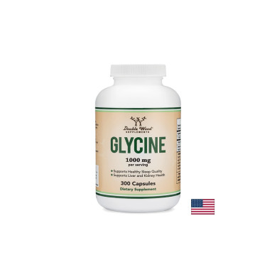 Glycine/ Глицин, 300 капсули Double Wood
